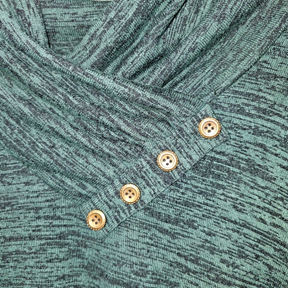 NWT MIUSEY Green 3x Tunic Top - Picture 2 of 6